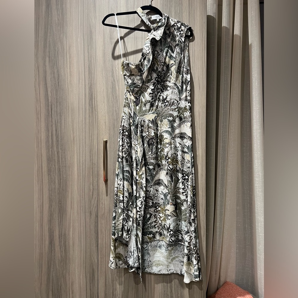 Reiss tropical print dress